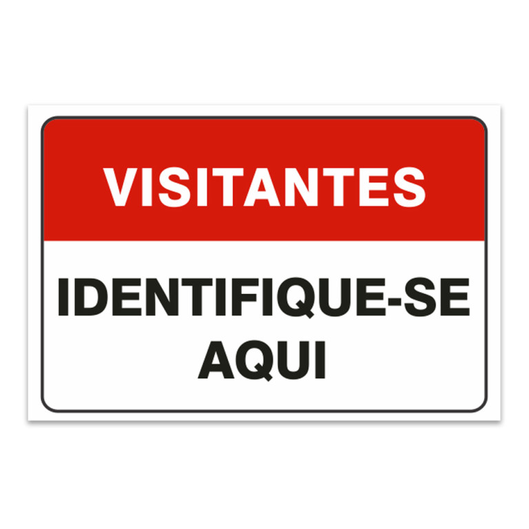 Adesivo Identifique Se X Cm Sinalplast Placas De Sinaliza O